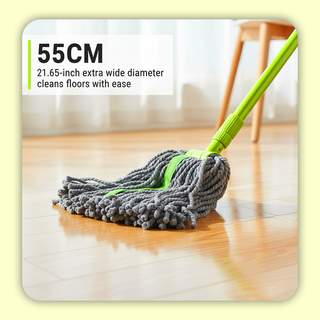 Self-twisting Water Rotating Mop